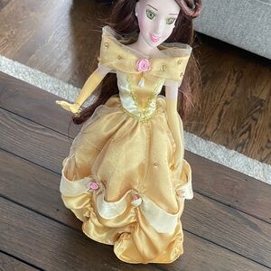 Belle 16" Porcelain Doll Disney Princess Brass Key Enchanted Tales